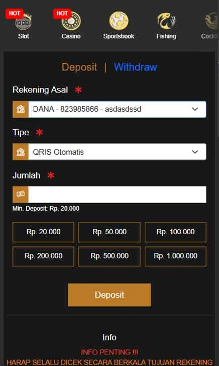 cara deposit Mt966 Link APK Download